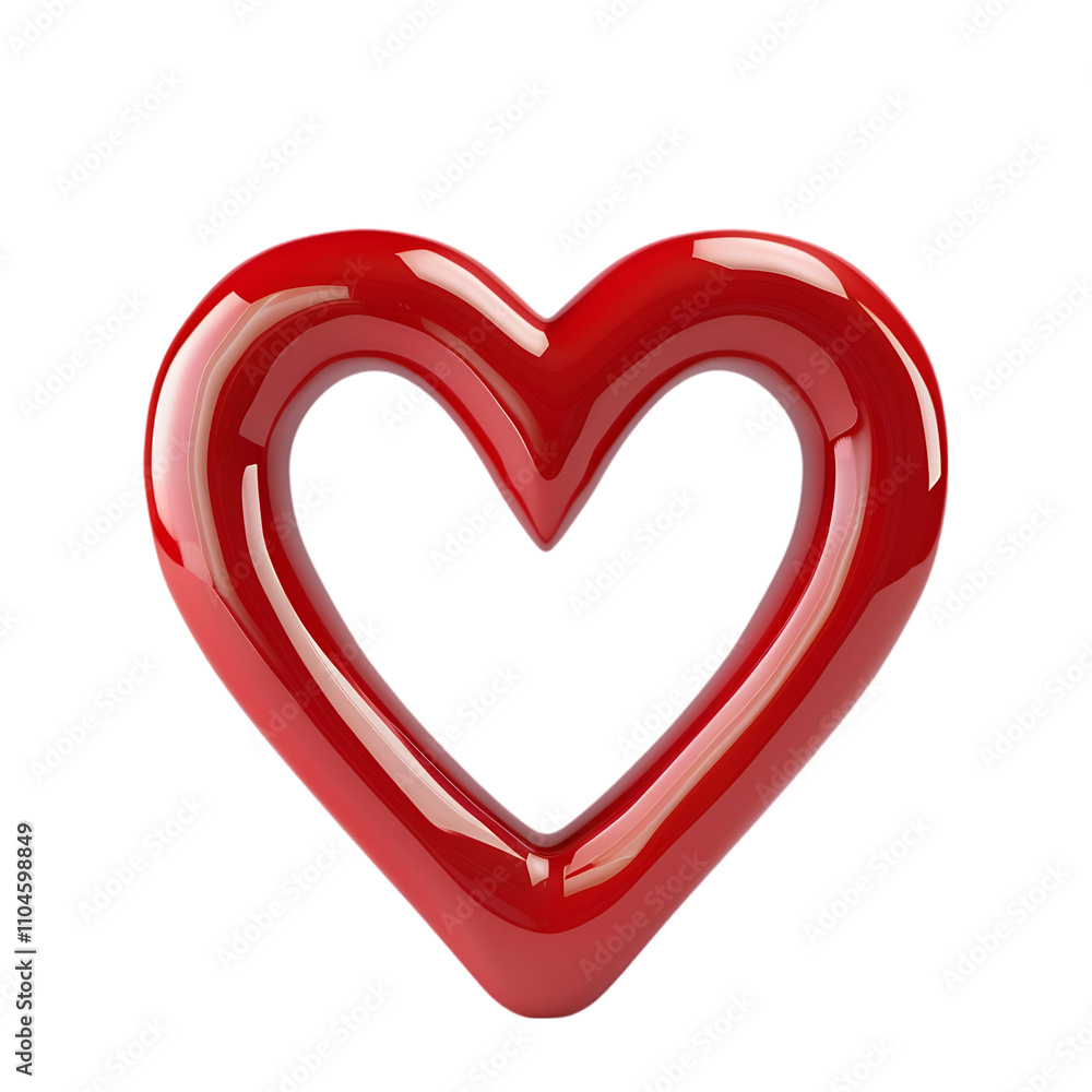 red heart isolated on transparent background red heart isolated on transparent background