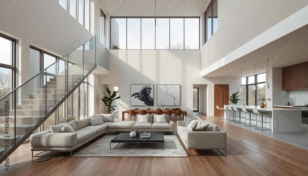Fototapeta premium living room interior