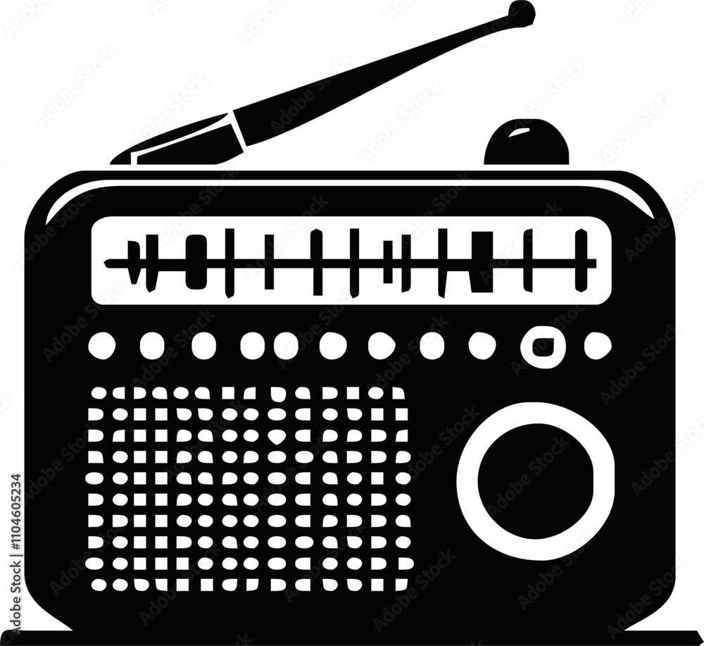 Radio icon vector illustration, logo template, FM broadcast icon isolated, Radiocast business concept. Old radio clipart, Radio logo template vector. tape recorder symbol. Radio icon vector illustration, logo template, FM broadcast icon isolated, Radiocast business concept. Old radio clipart, Radio logo template vector. tape recorder symbol.