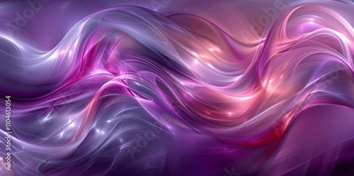 Elegant Purple and Silver Abstract Background