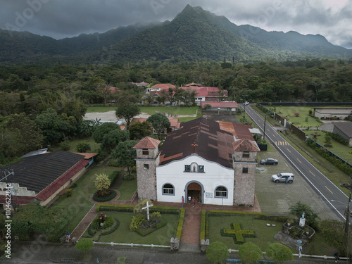The church at El Valle de Anton