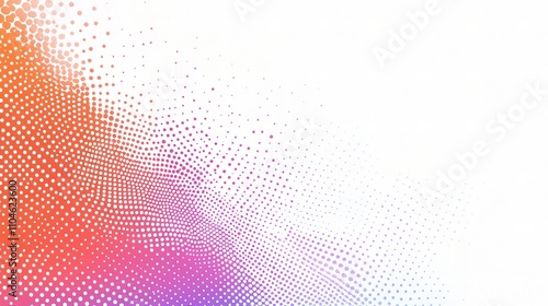 Wallpaper Mural Abstract Gradient Background with Colorful Dots and Soft Blending Torontodigital.ca