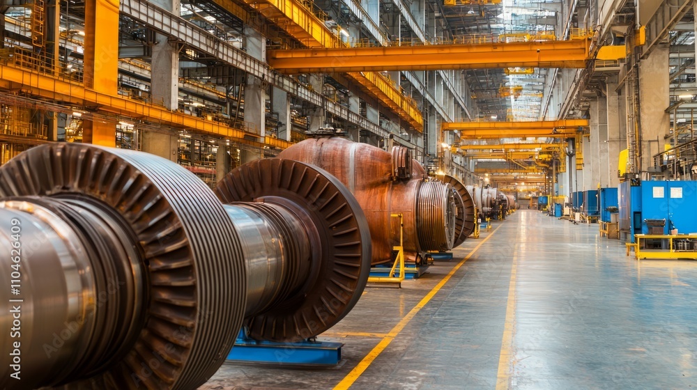 Industrial Turbine Assembly Facility Industrial Turbine Assembly Facility