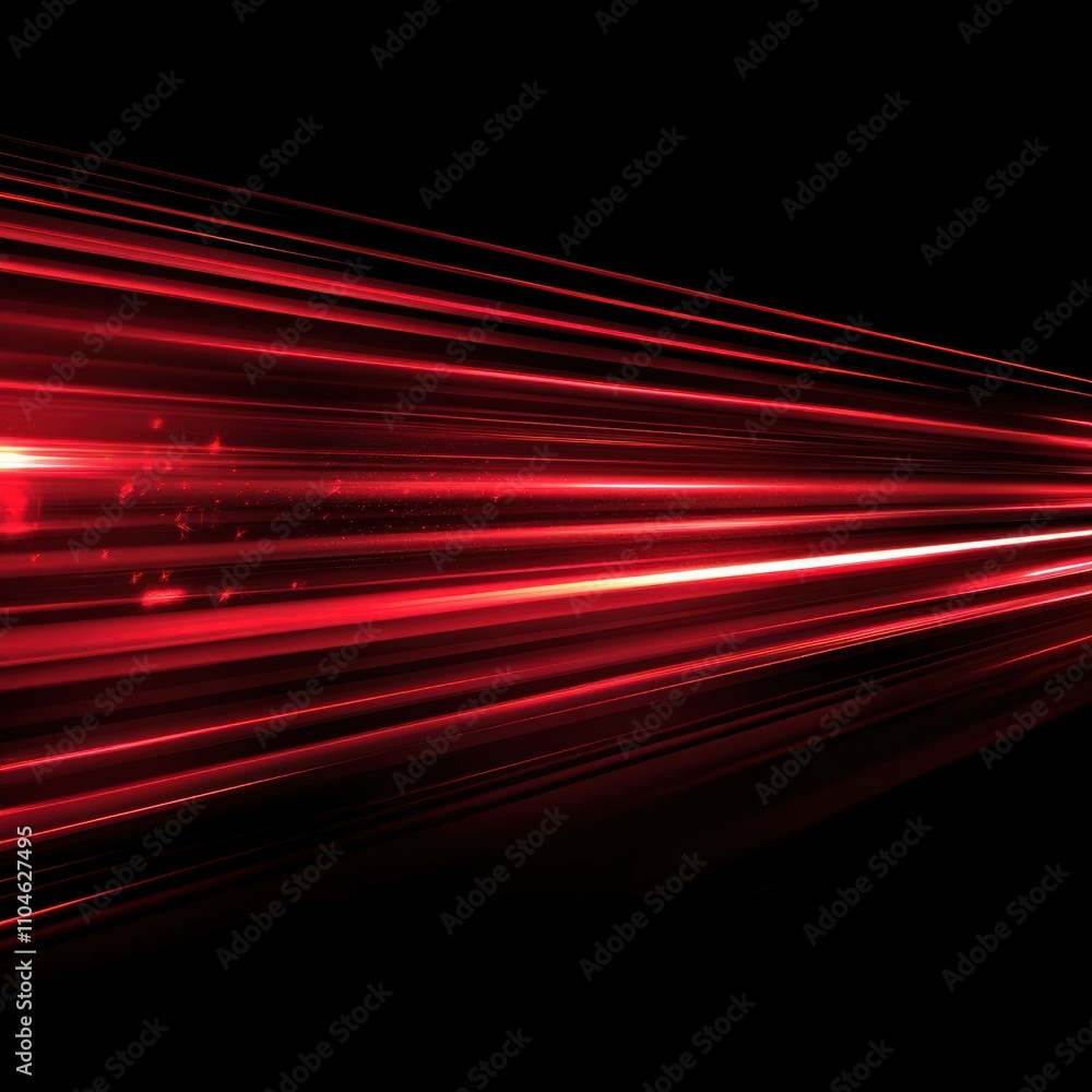 Abstract red light streaks on a black background. Abstract red light streaks on a black background.