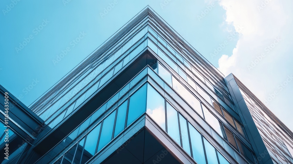 Modern Architecture Under Blue Sky Modern Architecture Under Blue Sky