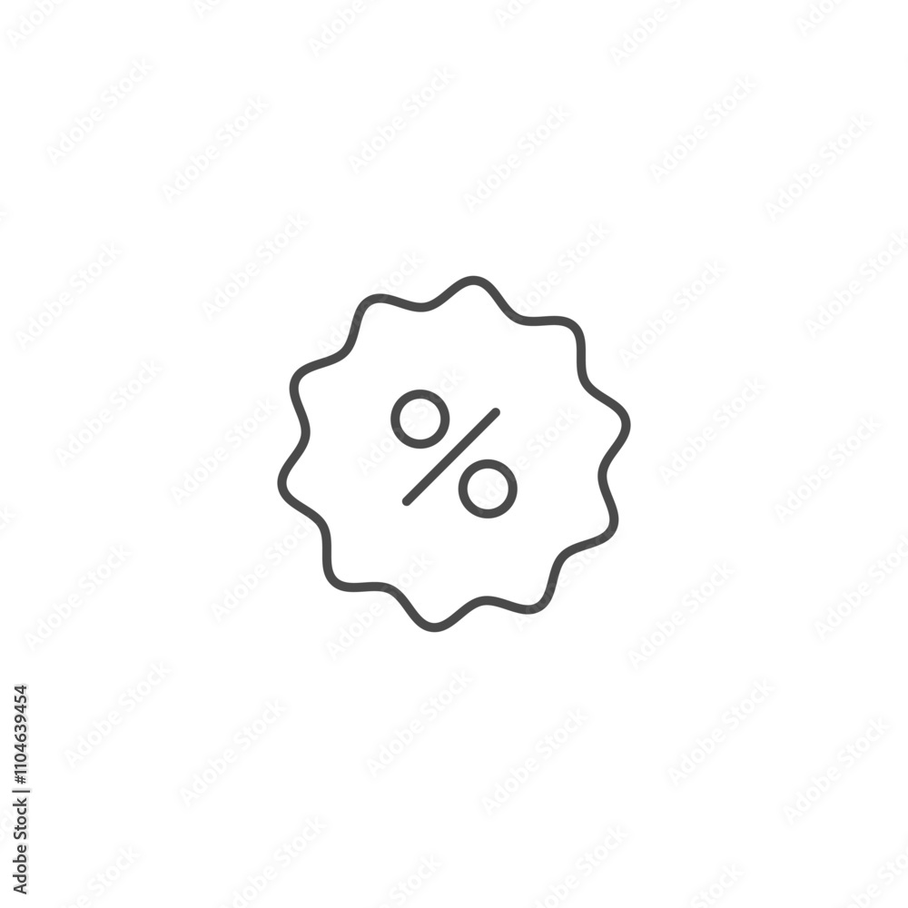 Discount icon template vector illustration Discount icon template vector illustration