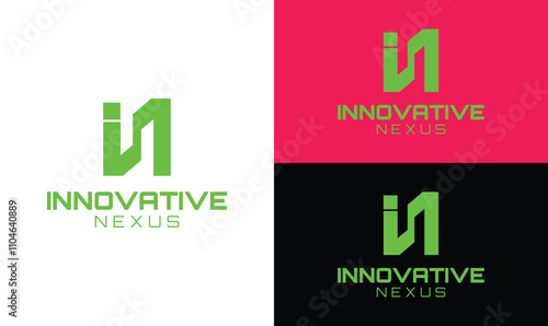 Innovative Logo, Letter mark Logo, Tech Logo