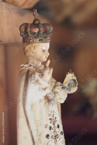 Canvas Print Baby Jesus Infant of Prague Religious Statue