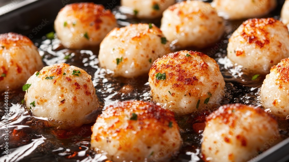 Delicious Golden-Brown Baked Scallops with Garlic-Parsley Butter Delicious Golden-Brown Baked Scallops with Garlic-Parsley Butter