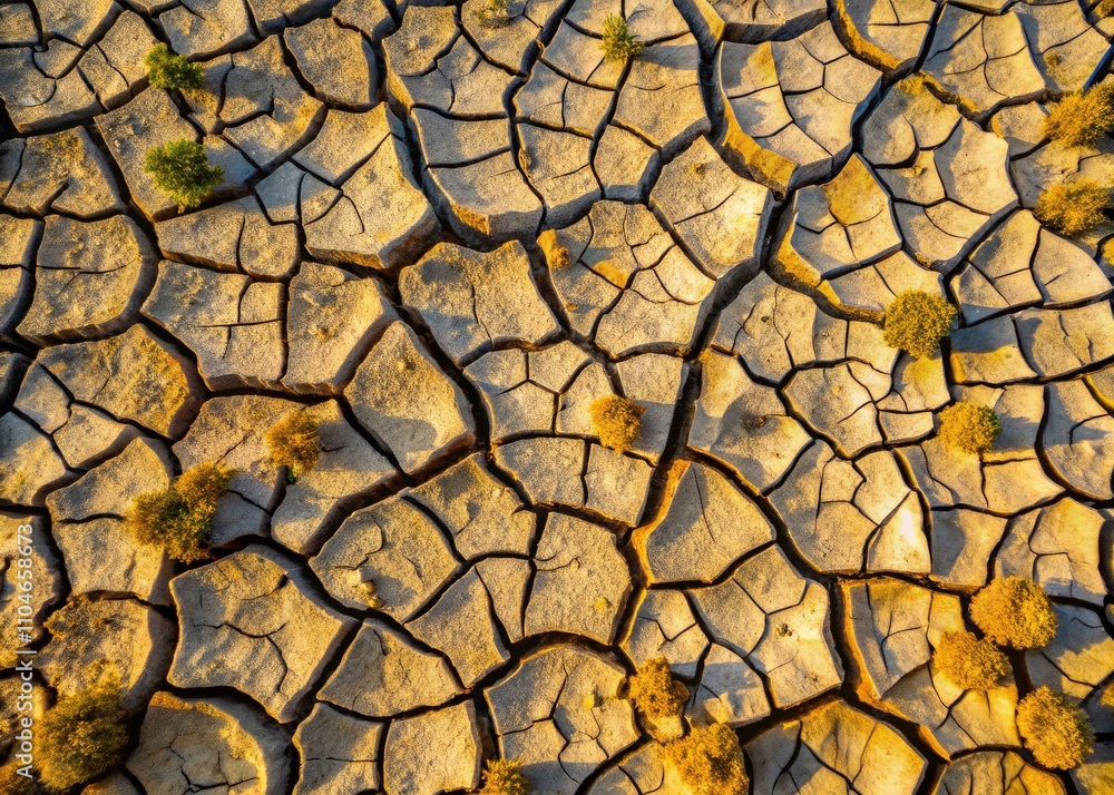 Aerial View of Cracked Grey Dry Ground Texture - Seamless Patterns for Backgrounds, Textures, and Nature Imagery Aerial View of Cracked Grey Dry Ground Texture - Seamless Patterns for Backgrounds, Textures, and Nature Imagery