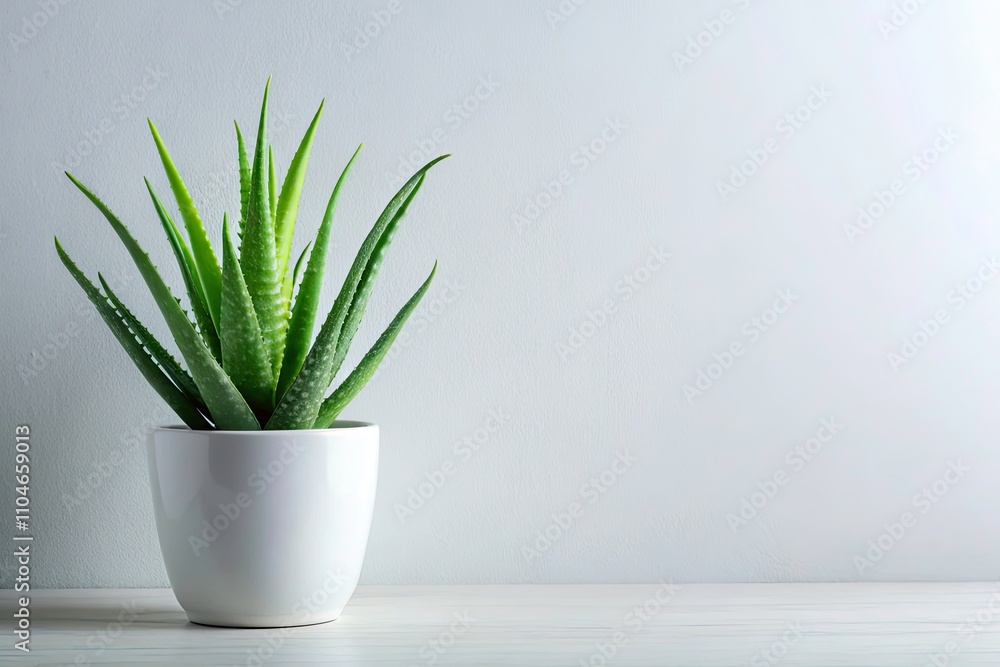 Aloe Vera Plant Isolated in White Pots on White Background for Home Decor, Wellness, and Natural Remedies - Perfect for Stock Photos and Creative Projects Aloe Vera Plant Isolated in White Pots on White Background for Home Decor, Wellness, and Natural Remedies - Perfect for Stock Photos and Creative Projects