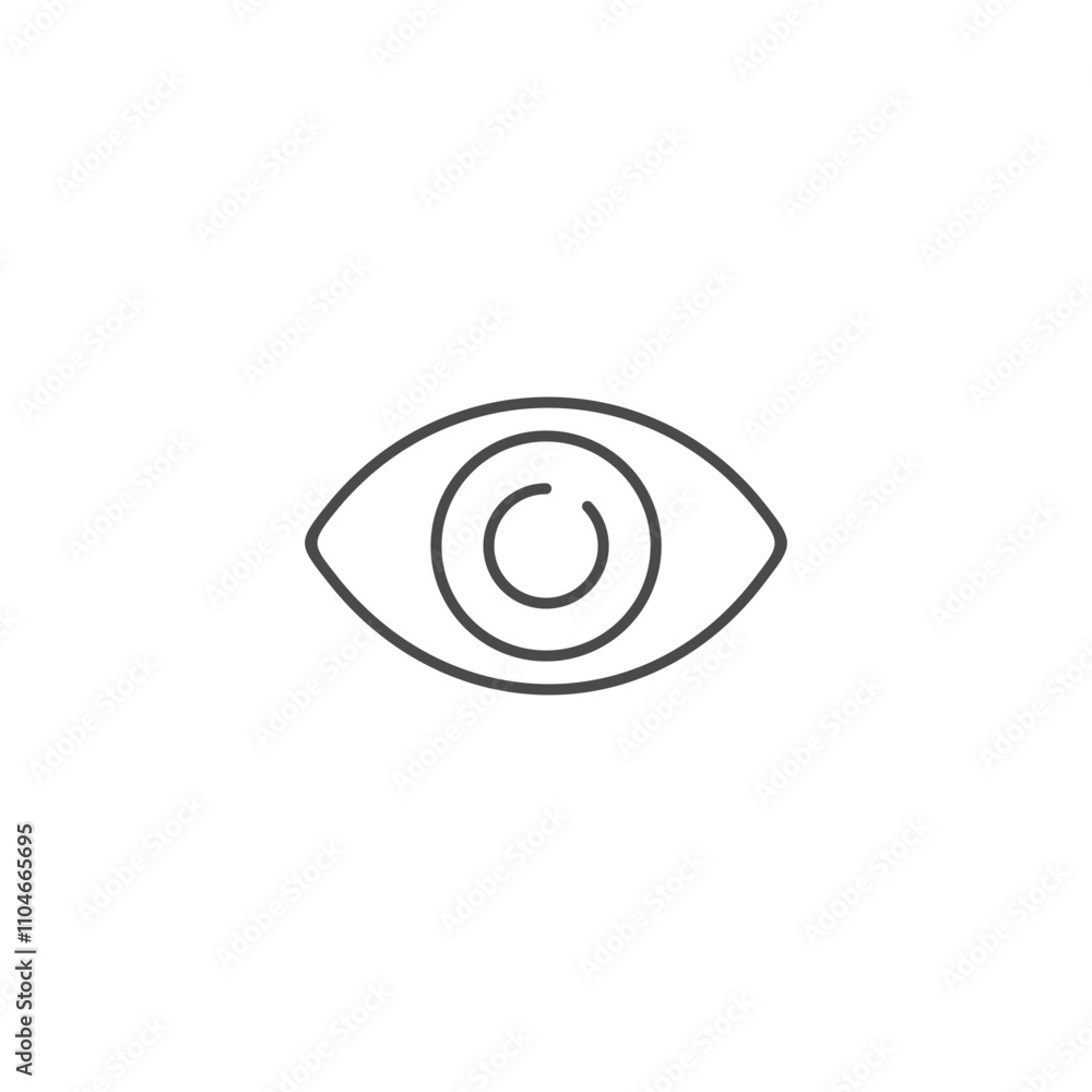 Eye icon template vector illustration Eye icon template vector illustration