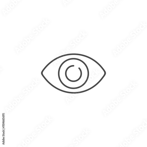 Eye icon template vector illustration