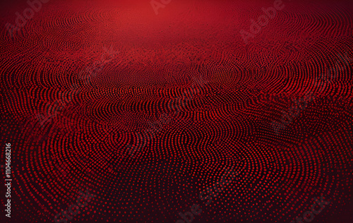 Wallpaper Mural Red circle pattern background image, texture, banner, banner, gradient Torontodigital.ca