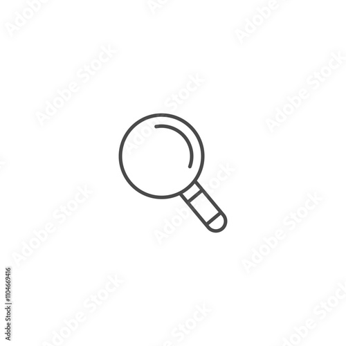 Search icon template vector illustration