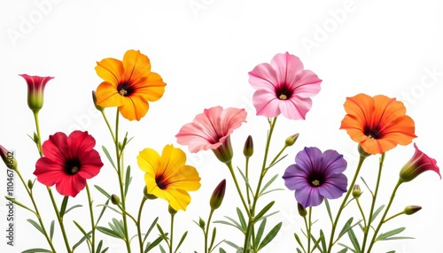 Wallpaper Mural Pretty petals in a rainbow of colors Torontodigital.ca