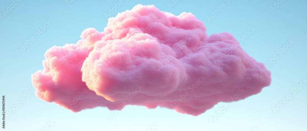 a fluffy pink cloud against a clear blue sky a fluffy pink cloud against a clear blue sky