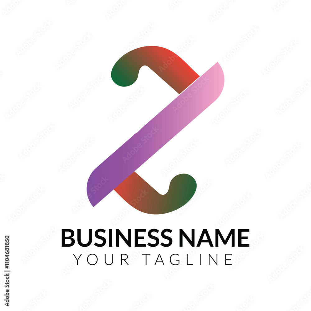 z abstract gradient colorful letter logo z abstract gradient colorful letter logo