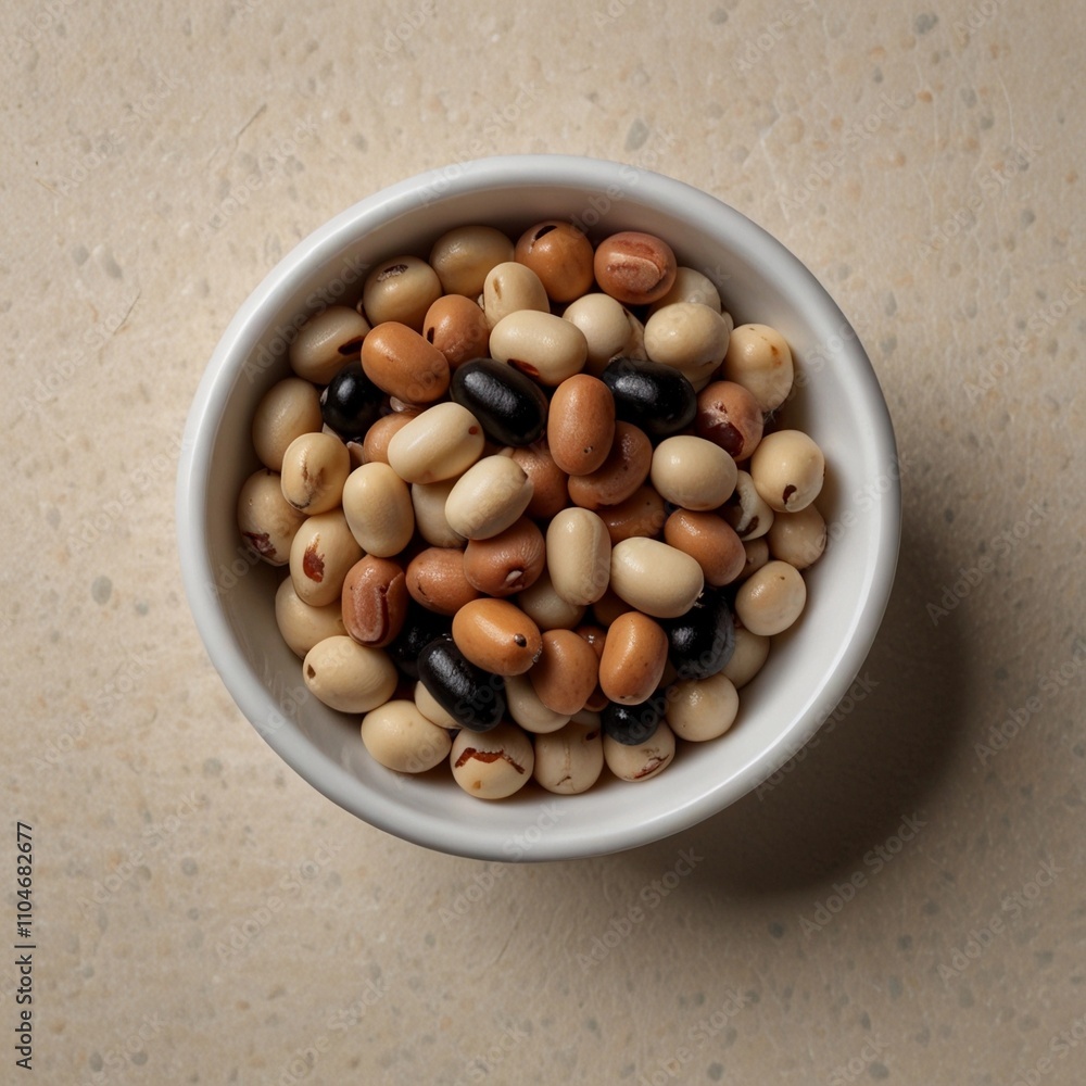 Organic Black-Eyed Peas: Minimalistic Composition Organic Black-Eyed Peas: Minimalistic Composition