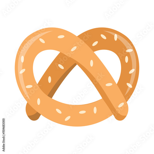 Pretzel Vector Illustration