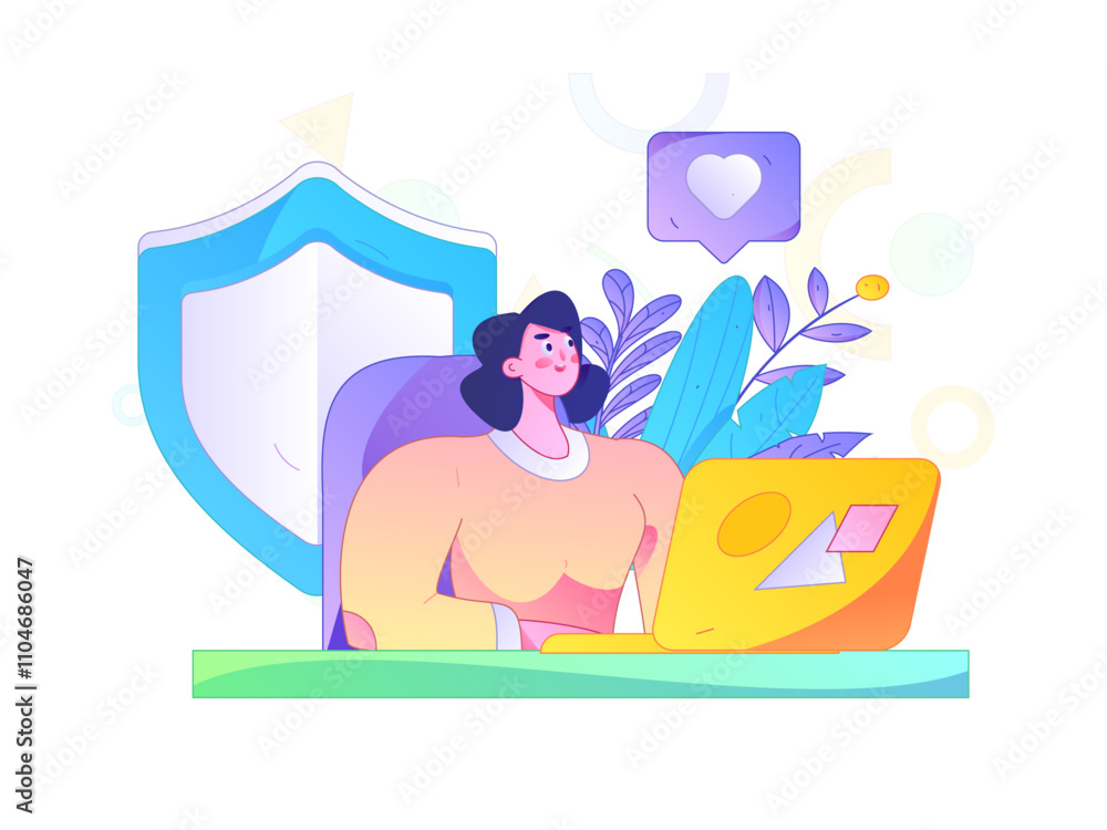 Business network security character flat vector concept operation hand drawn illustration
Business network security character flat vector concept operation hand drawn illustration