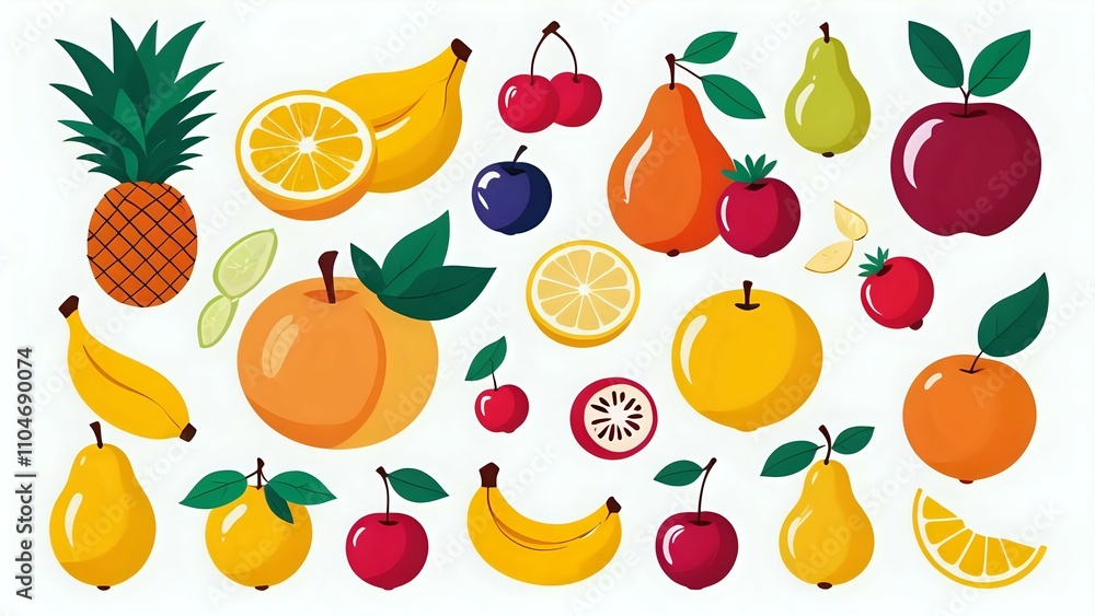 seamless pattern with fruits seamless pattern with fruits