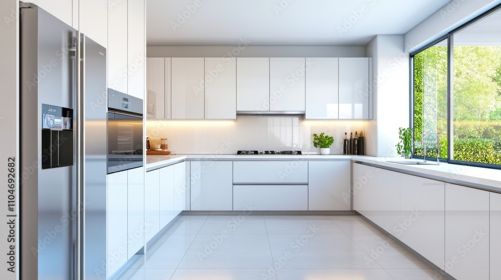 Sleek Modern Minimalist Kitchen Interior Design Sleek Modern Minimalist Kitchen Interior Design