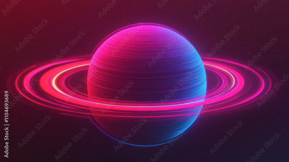 Vibrant Planetary Alignment with Celestial Bodies Vibrant Planetary Alignment with Celestial Bodies