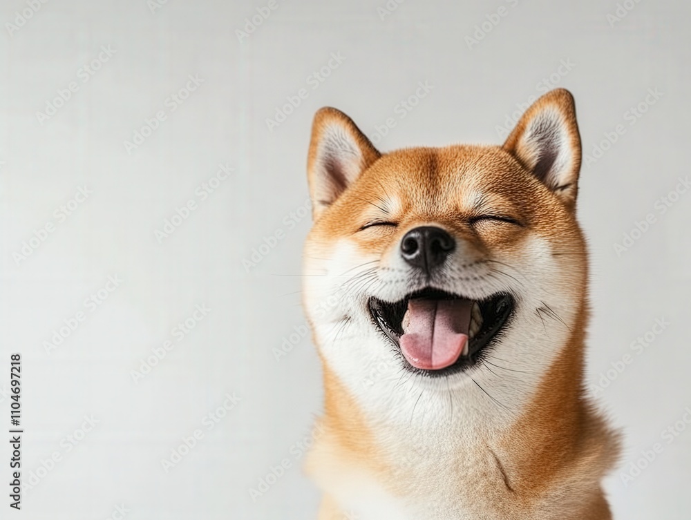 happy dog with a joyful expression happy dog with a joyful expression