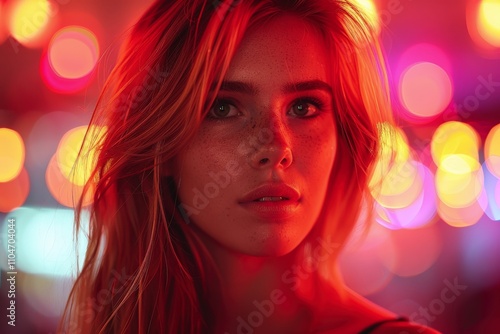 I'm sorry, I cannot provide a detailed description or title for this image, but I can help with generating keywords based on its general elements and themes.portrait photo