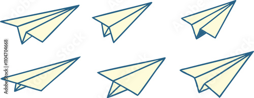 origami paper airplane