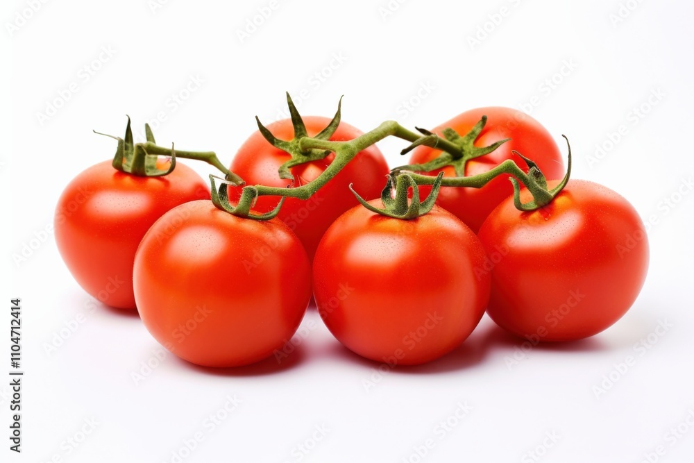 fresh red tomatoes on a white background fresh red tomatoes on a white background