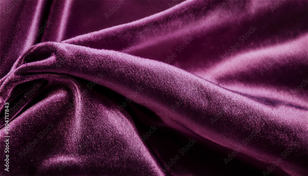 Obraz premium High quality image of soft velvet fabric with deep and rich colors