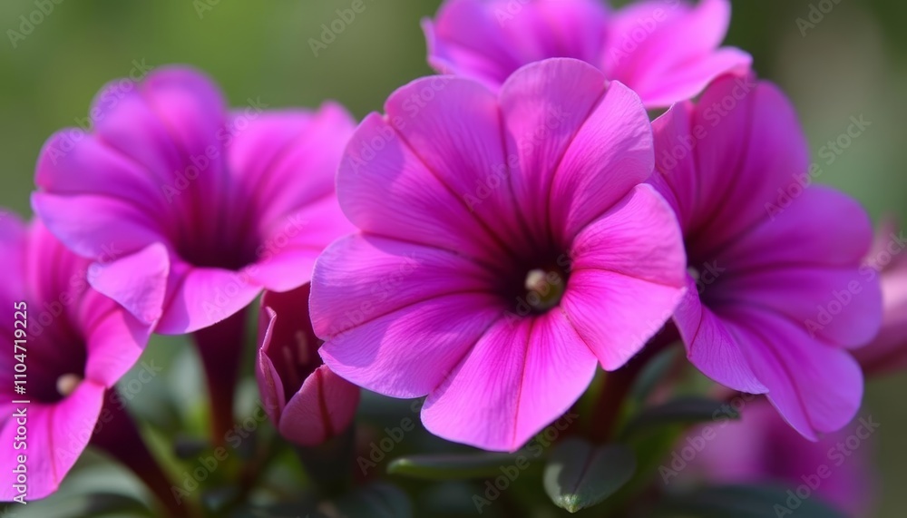Vibrant pink flowers in bloom Vibrant pink flowers in bloom