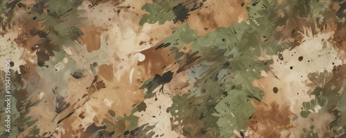 Multicam camouflage with green, tan, and brown blotches, Camo, Multicam