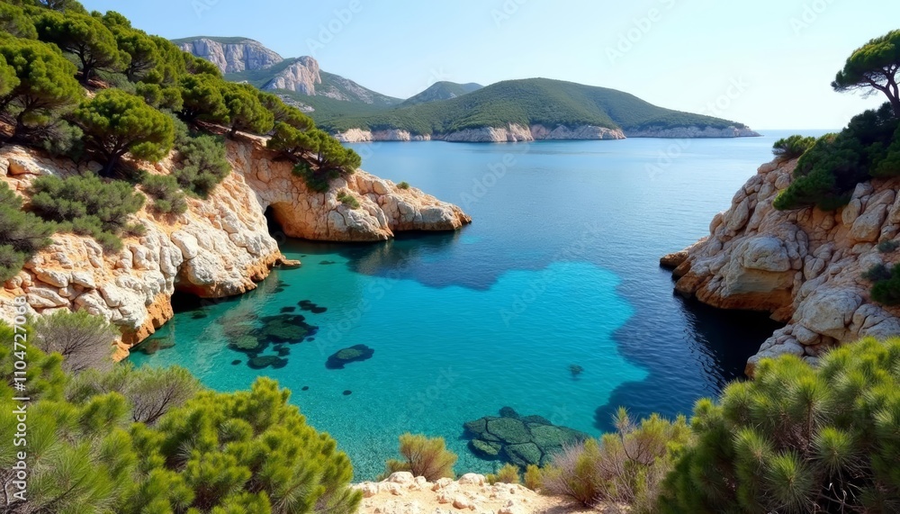 Enchanting Mediterranean cove a serene escape Enchanting Mediterranean cove a serene escape