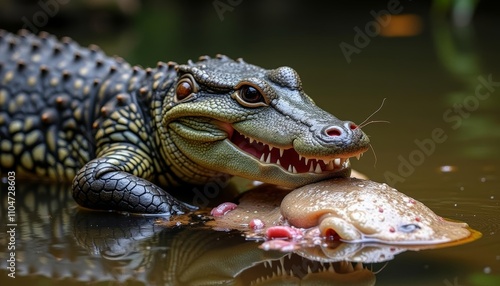  Crocodiles powerful jaws in action