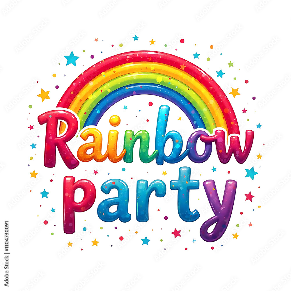 Rainbow Party Text Rainbow Party Text