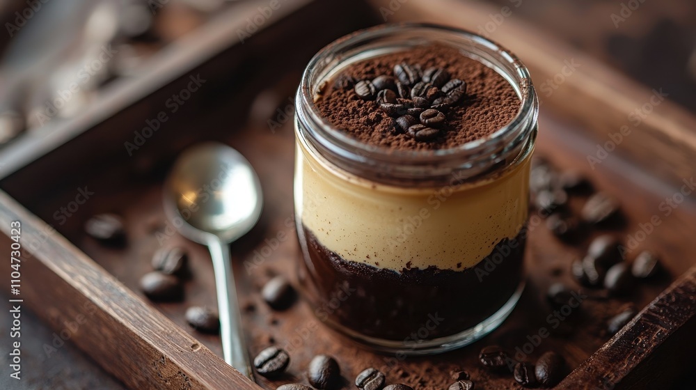 Decadent Panna Cotta Dessert with Coffee Flavor Decadent Panna Cotta Dessert with Coffee Flavor