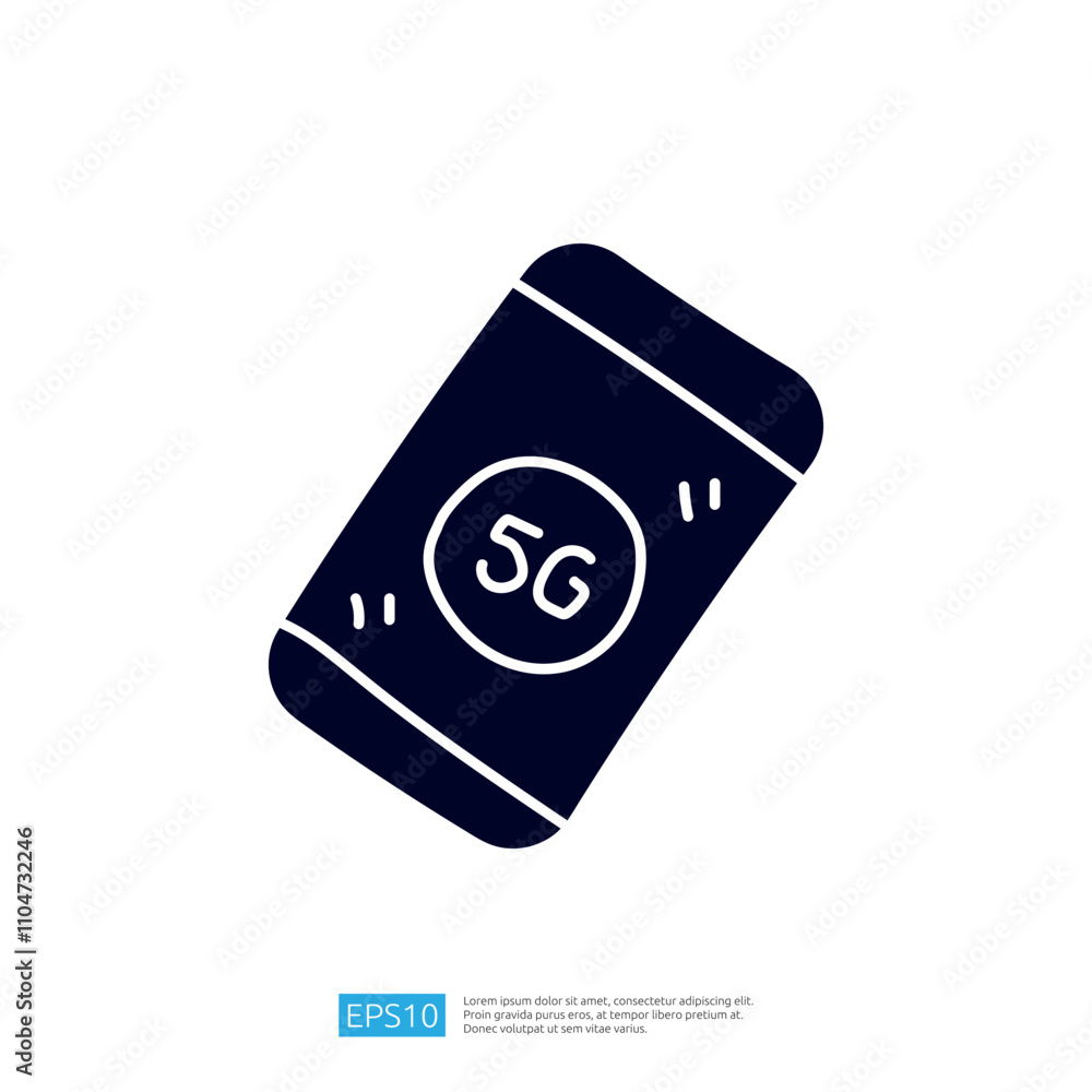 A stylized graphic of a smartphone with a prominent A stylized graphic of a smartphone with a prominent