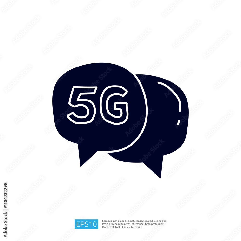The image features two speech bubbles, one prominently displaying The image features two speech bubbles, one prominently displaying