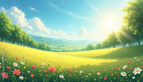  Enchanting meadow where natures beauty blooms