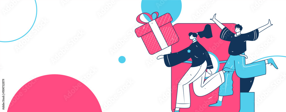 Use red envelopes to attract new customers and promote activity. Flat vector character concept illustration
Use red envelopes to attract new customers and promote activity. Flat vector character concept illustration