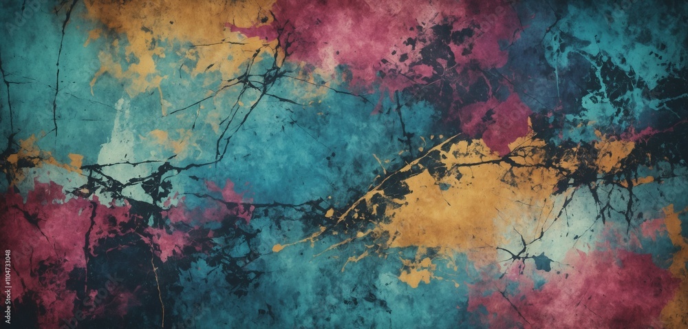 Multicolor Grunge Shades Art Multicolor Grunge Shades Art