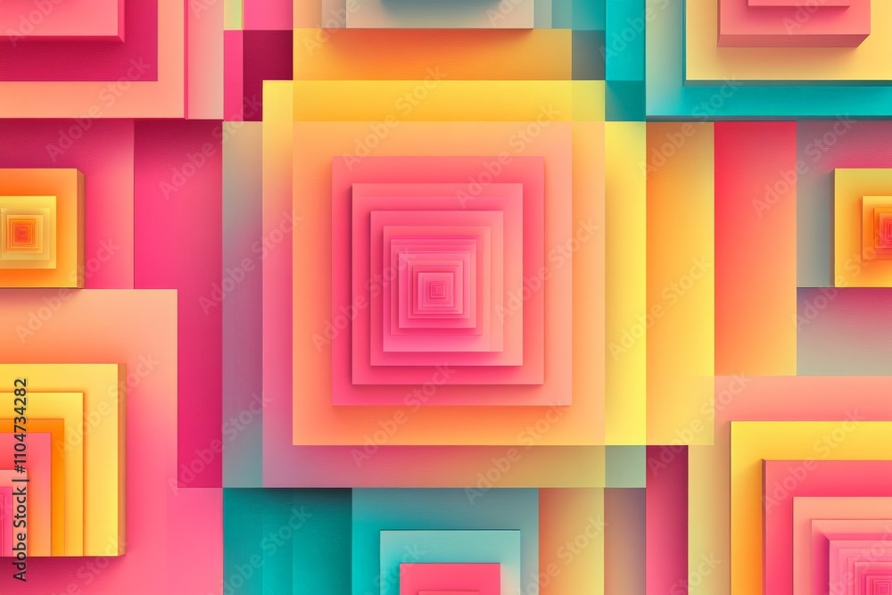 A vibrant, colorful pattern of stacked 3D cubes, creating an eye-catching display with rich color gradients and geometric shapes in a playful composition. A vibrant, colorful pattern of stacked 3D cubes, creating an eye-catching display with rich color gradients and geometric shapes in a playful composition.