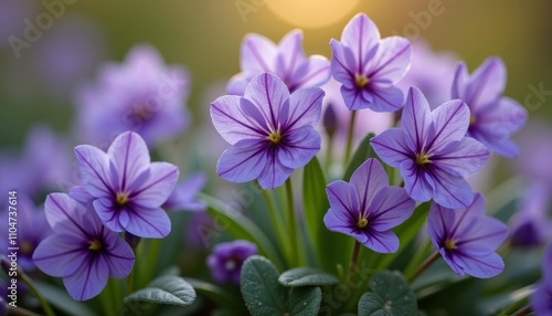  Vibrant purple flowers in bloom