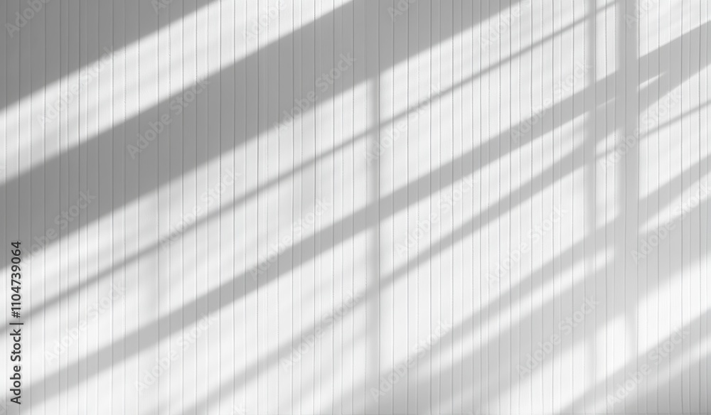 Sunlight Shadows on Minimalist White Wall Interior Abstract Design Blank Background Sunlight Shadows on Minimalist White Wall Interior Abstract Design Blank Background