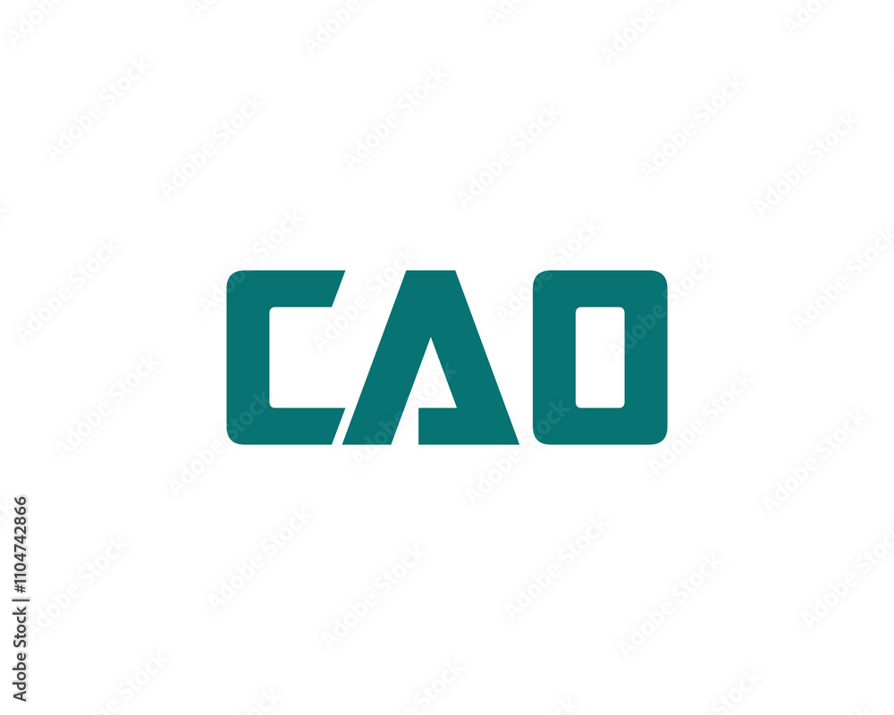 CAO logo design vector template. CAO CAO logo design vector template. CAO