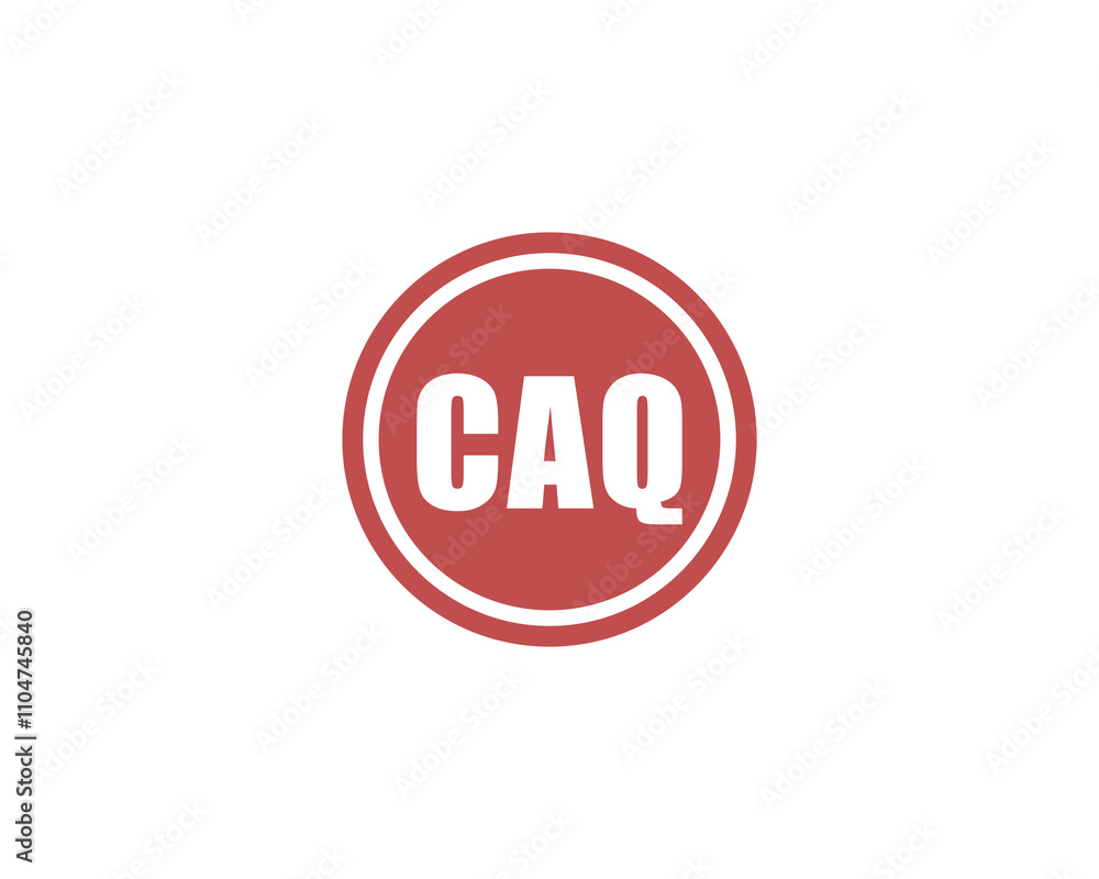 CAQ logo design vector template. CAQ CAQ logo design vector template. CAQ