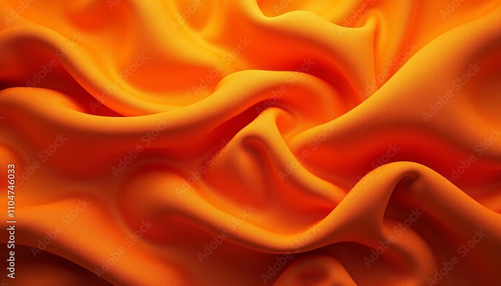 Vivid orange abstract art with flowing lines Vivid orange abstract art with flowing lines
